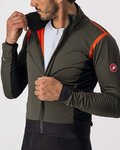 CASTELLI Cycling thermal jacket - ALPHA RoS 2 - green
