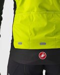 CASTELLI Cycling thermal jacket - ALPHA RoS 2 - yellow