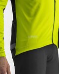 CASTELLI Cycling thermal jacket - TRANSITION 2 - yellow