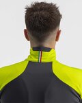 CASTELLI Cycling thermal jacket - TRANSITION 2 - yellow