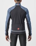 CASTELLI Cycling thermal jacket - TRANSITION 2 - blue