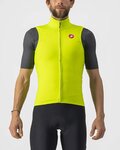 CASTELLI Cycling gilet - PRO THERMAL MID - yellow
