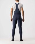 CASTELLI Cycling long bib trousers - ENTRATA WINTER - blue