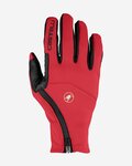 CASTELLI Cycling long-finger gloves - MORTIROLO WINTER - red