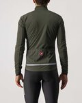 CASTELLI Cycling thermal jacket - GO WINTER - green