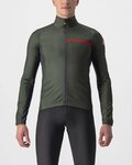 CASTELLI Cycling windproof jacket - SQUADRA STRECH - green