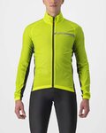 CASTELLI Cycling windproof jacket - SQUADRA STRECH - yellow