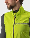 CASTELLI Cycling gilet - SQUADRA STRECH - yellow