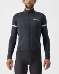 CASTELLI Cycling winter long sleeve jersey - FONDO 2 WINTER - anthracite