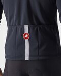 CASTELLI Cycling winter long sleeve jersey - FONDO 2 WINTER - anthracite