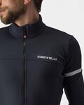CASTELLI Cycling winter long sleeve jersey - FONDO 2 WINTER - anthracite
