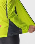 CASTELLI Cycling windproof jacket - SQUADRA STRECH LADY - yellow
