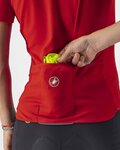 CASTELLI Cycling windproof jacket - SQUADRA STRECH LADY - yellow