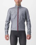 CASTELLI Cycling rain jacket - TEMPESTA LITE - grey