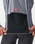 CASTELLI Cycling rain jacket - TEMPESTA LITE - grey