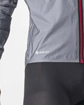 CASTELLI Cycling rain jacket - TEMPESTA LITE - grey