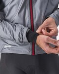 CASTELLI Cycling rain jacket - TEMPESTA LITE - grey