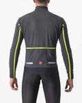 CASTELLI Cycling thermal jacket - FLIGHT AIR - anthracite