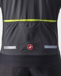 CASTELLI Cycling thermal jacket - FLIGHT AIR - anthracite