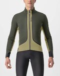 CASTELLI Cycling thermal jacket - FLIGHT AIR - green