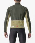 CASTELLI Cycling thermal jacket - FLIGHT AIR - green
