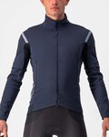 CASTELLI Cycling thermal jacket - PERFETTO ROS 2 CONV. - blue