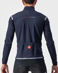 CASTELLI Cycling thermal jacket - PERFETTO ROS 2 CONV. - blue