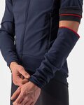 CASTELLI Cycling thermal jacket - PERFETTO ROS 2 CONV. - blue