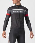 CASTELLI Cycling winter long sleeve jersey - PASSISTA - anthracite