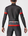 CASTELLI Cycling winter long sleeve jersey - PASSISTA - anthracite
