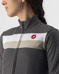 CASTELLI Cycling winter long sleeve jersey - VOLARE LADY WINTER - white/black