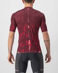 CASTELLI Cycling short sleeve jersey - GIRO D'ITALIA 2022 - bordeaux