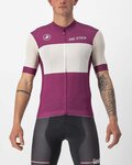 CASTELLI Cycling short sleeve jersey - GIRO D'ITALIA 2024 - white/purple