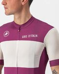 CASTELLI Cycling short sleeve jersey - GIRO D'ITALIA 2024 - white/purple