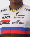CASTELLI Cycling short sleeve jersey - SOUDAL QUICK-STEP 23 - white