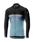 CASTELLI Cycling summer long sleeve jersey - PROLOGO VI SUMMER - light blue/grey