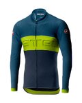 CASTELLI Cycling summer long sleeve jersey - PROLOGO VI SUMMER - green/blue