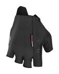 CASTELLI Cycling fingerless gloves - ROSSO CORSA ESPRESSO - black