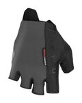 CASTELLI Cycling fingerless gloves - ROSSO CORSA ESPRESSO - grey/black