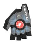 CASTELLI Cycling fingerless gloves - ROSSO CORSA ESPRESSO - grey/black