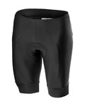 CASTELLI Cycling shorts without bib - ENTRATA - black