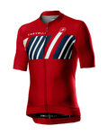 CASTELLI Cycling short sleeve jersey - HORS CATEGORIE - red