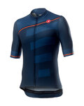CASTELLI Cycling short sleeve jersey - TROFEO - blue