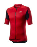 CASTELLI Cycling short sleeve jersey - SUPERLEGGERA 2 - red/black