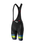 CASTELLI Cycling bib shorts - COMPETIZIONE - green/black