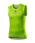 CASTELLI Cycling sleeve less t-shirt - PRO MESH - yellow