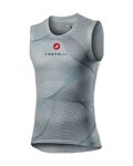 CASTELLI Cycling sleeve less t-shirt - PRO MESH - grey