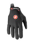 CASTELLI Cycling long-finger gloves - ARENBERG GEL LF - black