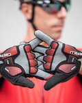 CASTELLI Cycling long-finger gloves - ARENBERG GEL LF - black
