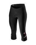 CASTELLI Cycling 3/4 lenght shorts without bib - VELOCISSIMA 2 LADY - turquoise/black